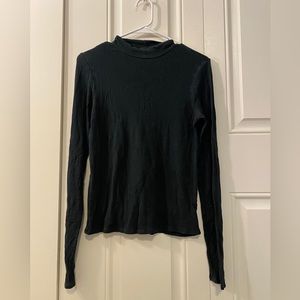 American Eagle black mock neck
